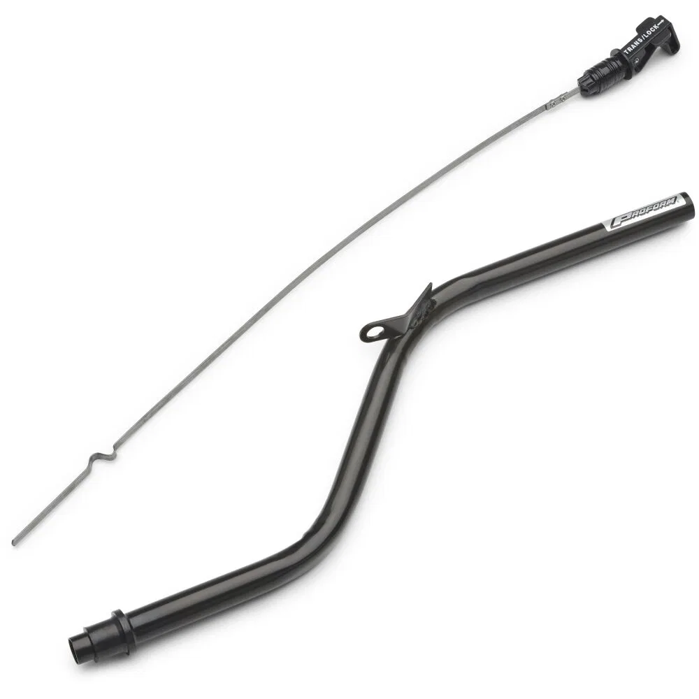 66196 – PROFORM Auto Trans Dipstick, For Ford C4 Transmission 19-1/2 Inch Length Black Steel Tube Locking With Tube